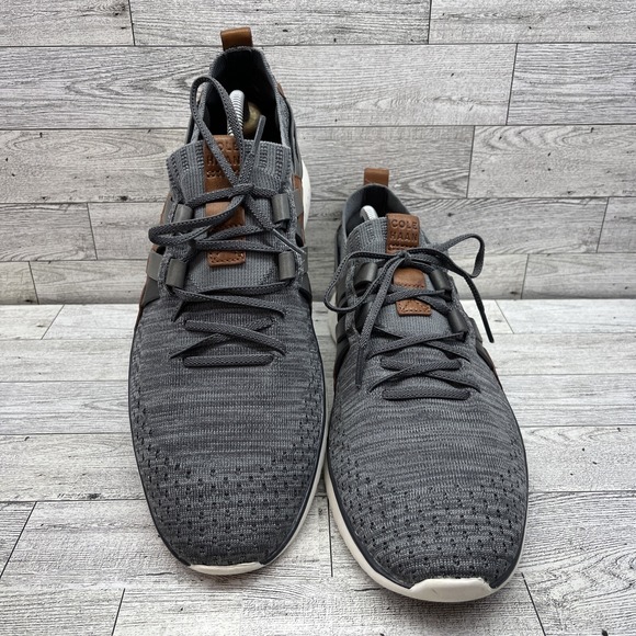 Cole Haan Grand Motion Stitchlite C27734 Gray Brown Sneaker Shoes Men Size 11M - Picture 1 of 10